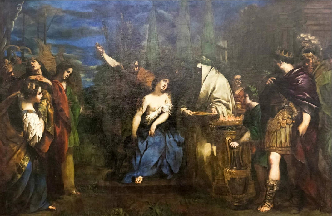 Sacrificio di polissena, 1624 ca - musei Capitolini Roma